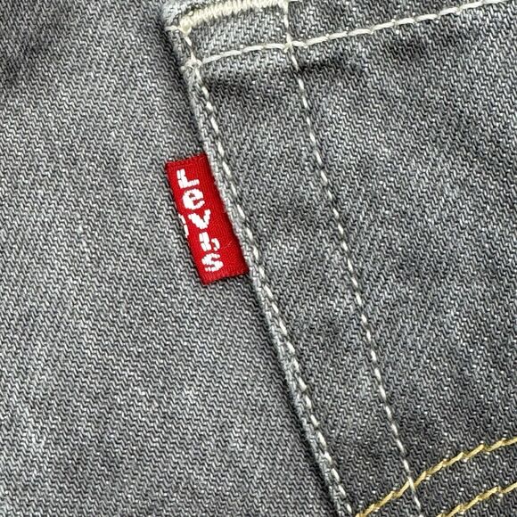 VTG Levis 501 Jeans Mens 44x30 Gray Button Fly Straight Leg Red Tab Mexico - Picture 10 of 15